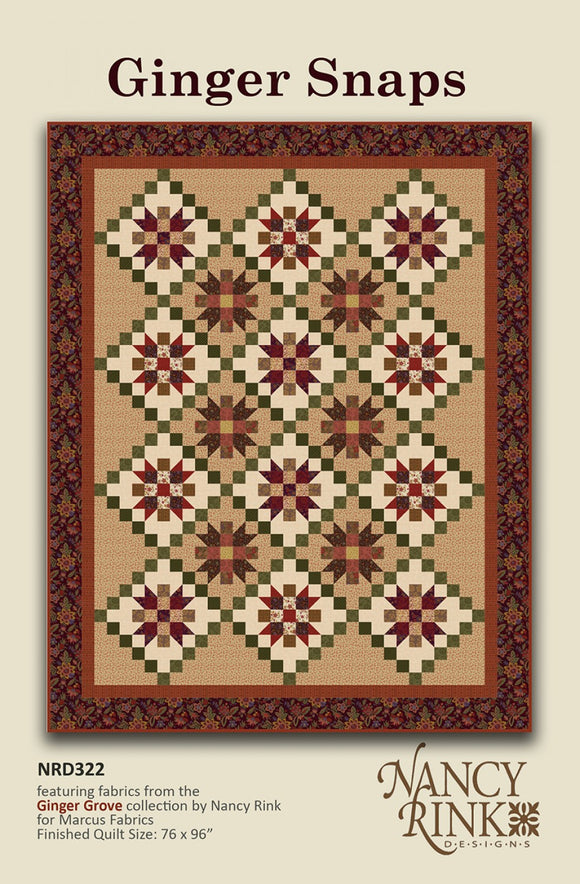 Ginger Snaps Quilt Pattern by Nancy Rink Designs