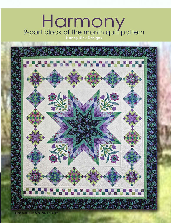Harmony Block of the Month Pattern Booklet