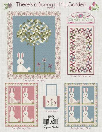 There's a Bunny In My Garden Quilt Pattern by Open Gate