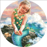 Ornament Princess Of The Sea Cross Stitch By Dona Gelsinger