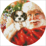 Ornament Shih Tzu For Christmas Cross Stitch By Dona Gelsinger