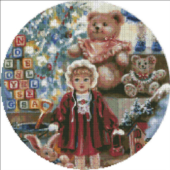 Ornament The Toy Box Cross Stitch By Dona Gelsinger