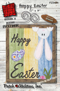 Happy Easter with Hanger and Button