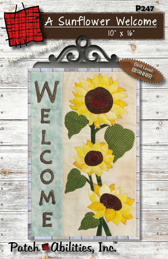 A Sunflower Welcome with Hanger