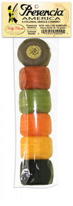 Sample Pk Halloween Colors Pearl Cotton SZ8 10grm by Presencia USA