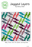 Jagged Layers Quilt Pattern by Powered By Quilting