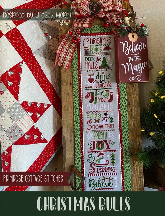 Christmas Rules Cross Stitch