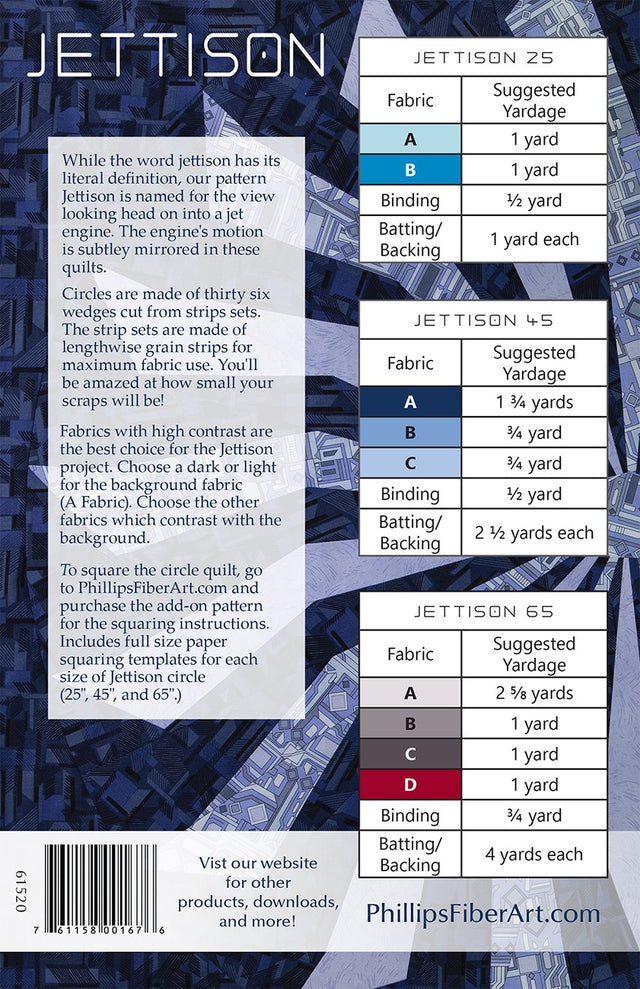 Jettison Pattern – Quilting Books Patterns and Notions