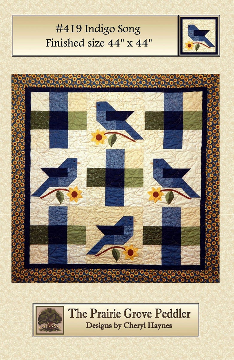Indigo Song QBPN Pattern – Quilting Books Patterns and Notions