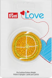 Prym Love Pin Cushion Pattern Weight Orange by Dritz