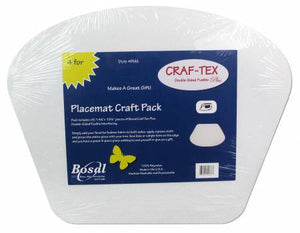 Placemat Craft Pack 14-1/4in x 18-1/2in Circular Table