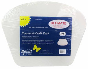 Placemat Foam Craft Pack 14-1/4in x 18-1/2in Circular Table