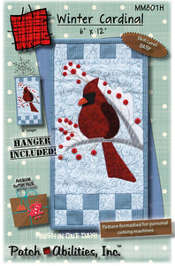 Winter Cardinal with Hanger