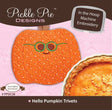 Hello Pumpkin Trivets Machine Embroidery Design by Pickle Pie Designs