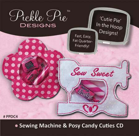 Sewing Machine & Posy Embroidery CD