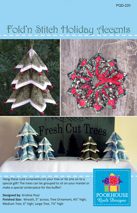 Fold n Stitch Holiday Accents