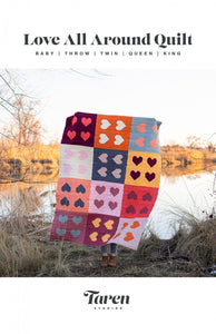 Love All Around Quilt Pattern by Taren Studios