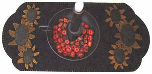 Sunflower Trio Candle Mat