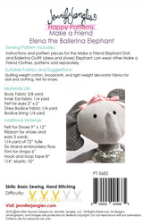 Elena Elephant Make A Friend Doll Sewing Pattern