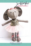 Elena Elephant Make A Friend Doll Sewing Pattern