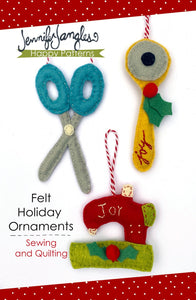 Felt Holiday Ornaments - Sewing and Quilting