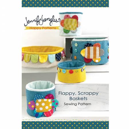 Flappy Scrappy Baskets Sewing Pattern