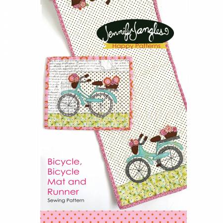 Bicycle, Bicycle Mat and Runner Sewing Pattern