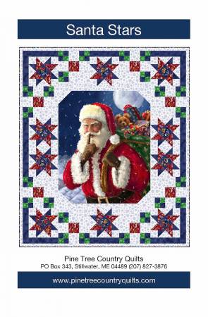 Santa Stars Quilt Pattern by Pine Tree Country Quilts