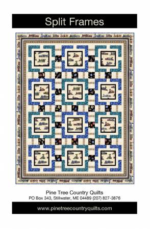 Split Frames Quilt Pattern by Pine Tree Country Quilts