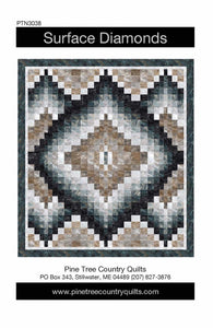 Surface Diamonds Quilt Pattern by Pine Tree Country Quilts