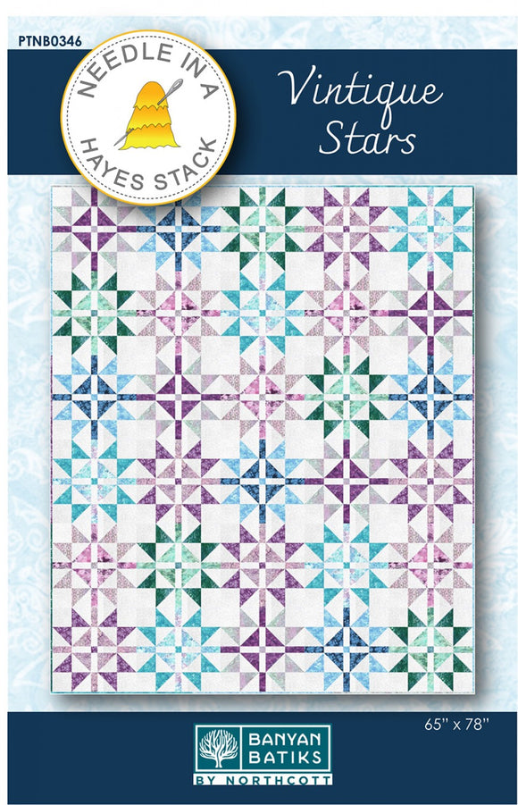 Vintique Stars Quilt Pattern by Needle In A Hayes Stack