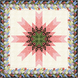 Indian Paintbrush Star Quilt Pattern by Animas Quilts Publishing