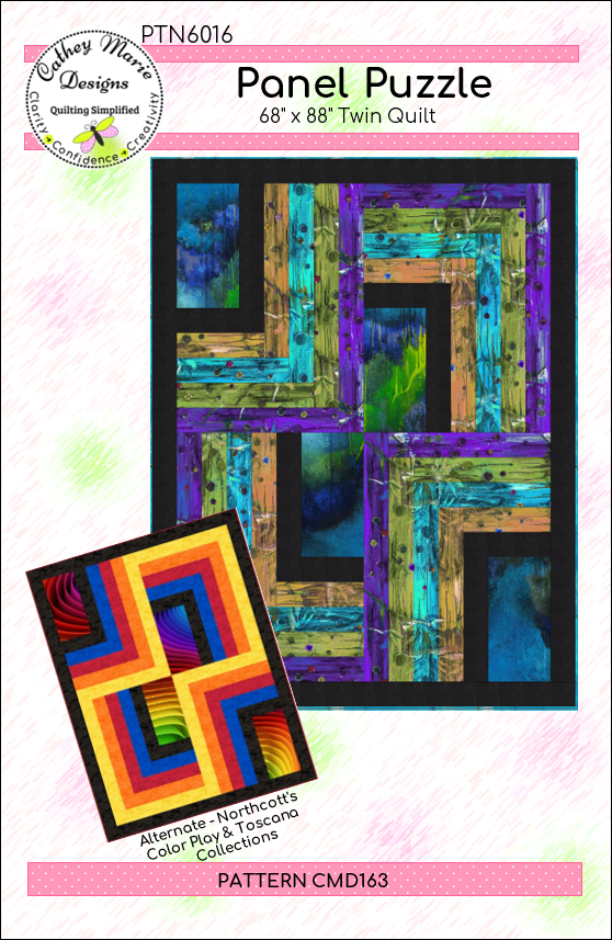 Panel Puzzle Downloadable Pattern by Cathey Marie Designs 
