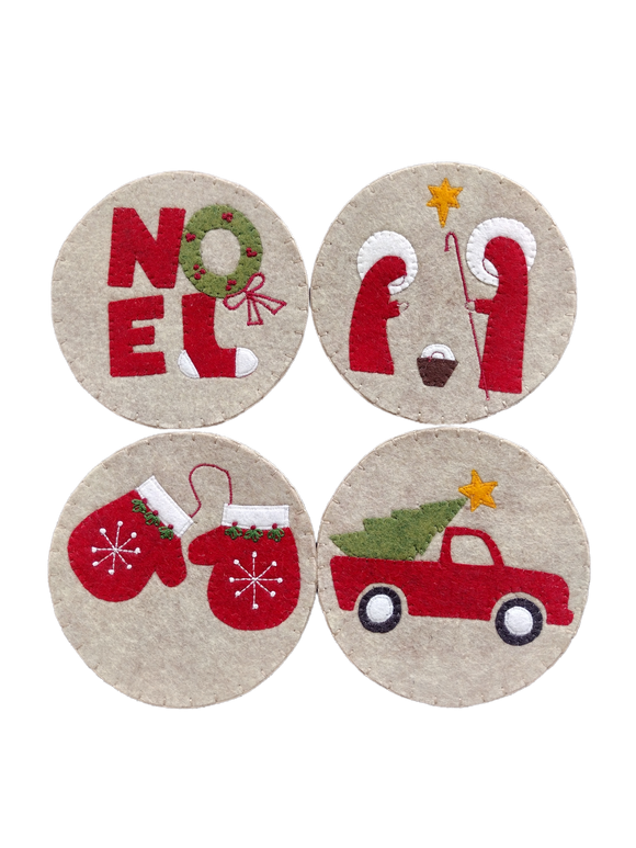 Christmas Coasters Downloadable Pattern by Rachels of Greenfield