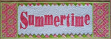 CD Summertime Table Runner Machine Embroidery