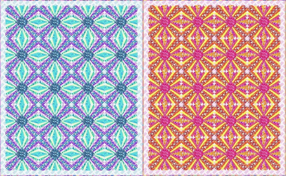 Pieced Primrose Quilt Pattern by Christa Quilts