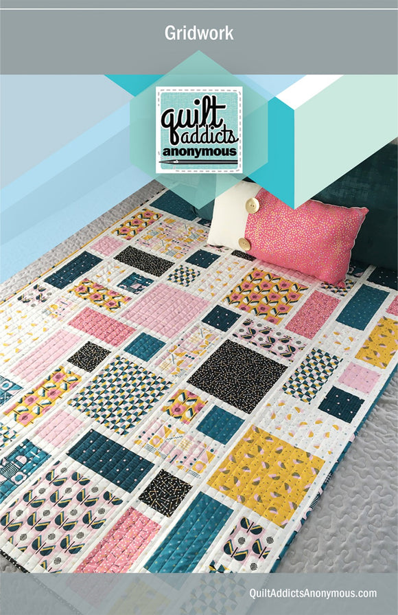 Gridwork Quilt Pattern by Fabric Addict