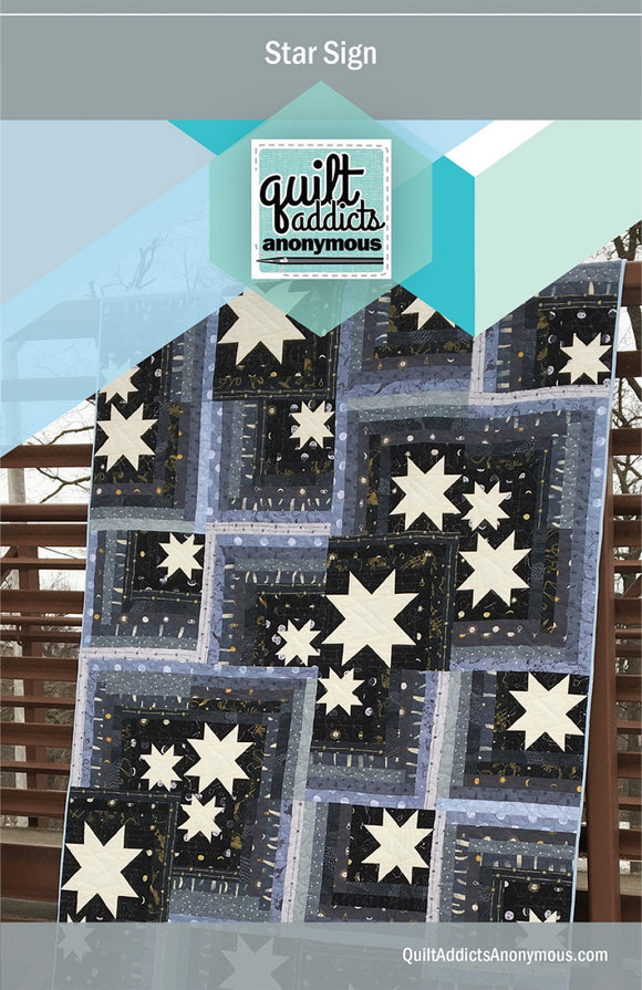 Star Sign Quilt Pattern by Quilt Addicts Anonymous