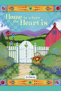 Home is Where the Heart Is Mini Notebook by Quiet Fox