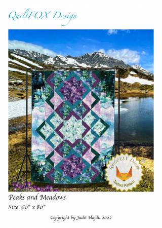 Peaks And Meadows Quilt Pattern by QuiltFox