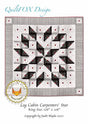 Log Cabin Carpenters Star Quilt Pattern by QuiltFox
