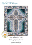 Farmhouse Cross Quilt Pattern by QuiltFox