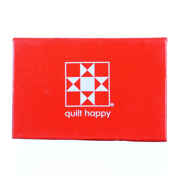 Quilt Happy Micro Sticky Novel Red