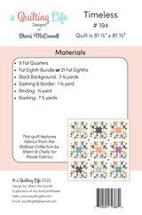 Timeless Quilt Pattern