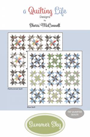Summer Sky Quilt Pattern by Quilting Life Designs