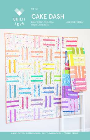 Cake Dash Quilt Pattern by Quilty Love