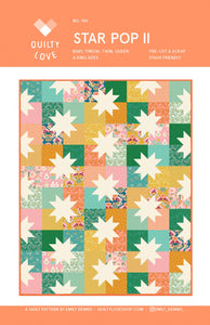 Star Pop II Quilt Pattern by Quilty Love