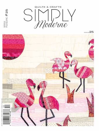 Quarterly Simply Modern Magazine 25 with flamingos on the cover