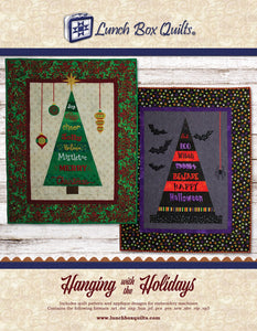 Hanging with the Holidays Applique Machine Embroidery Code and CD