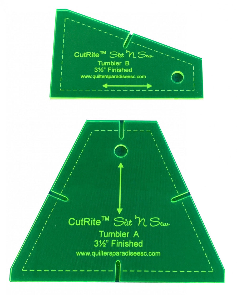 Tumbler Template 3-1/2in Finished Quilting Patterns – Quilting Books ...